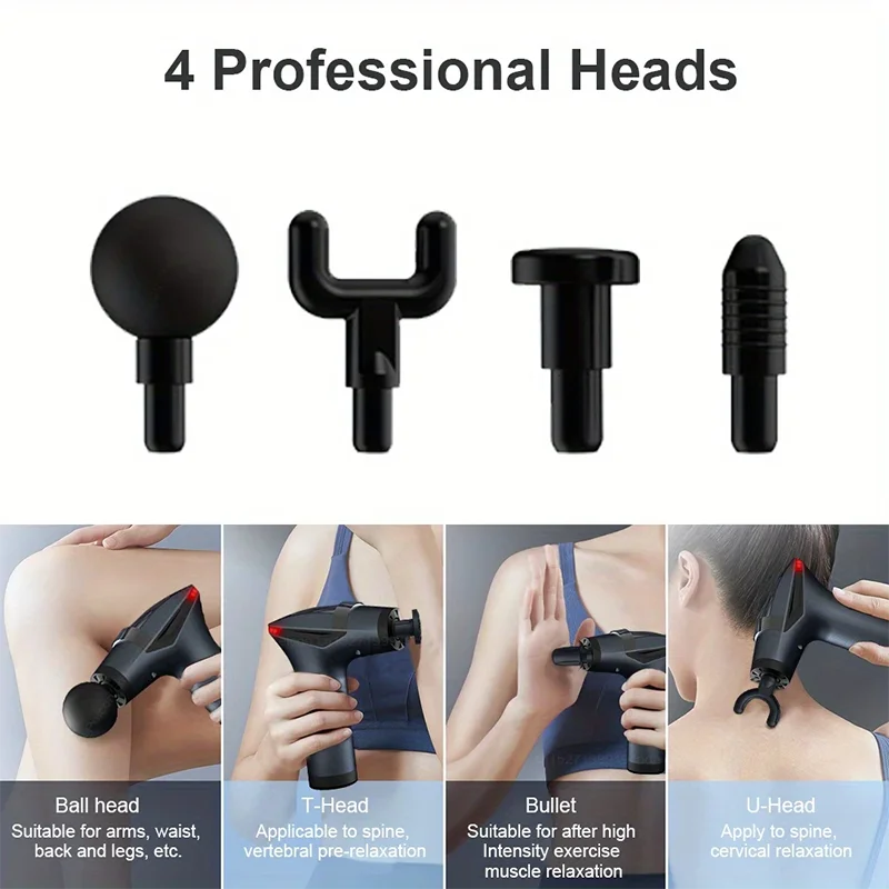 Corely 3-in-1 Long-Handle Massager