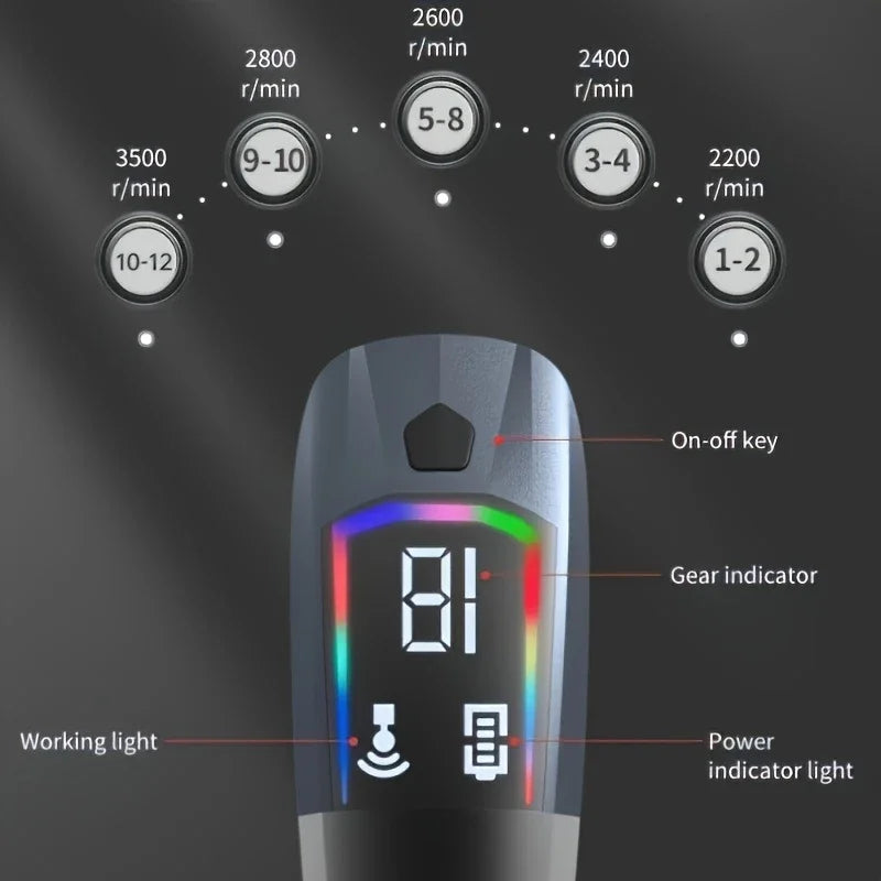 Corely 3-in-1 Long-Handle Massager